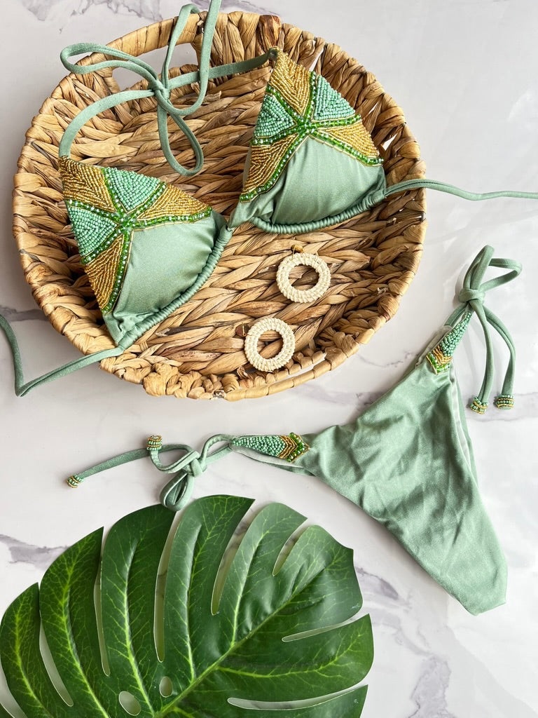 Bikini verde 2449