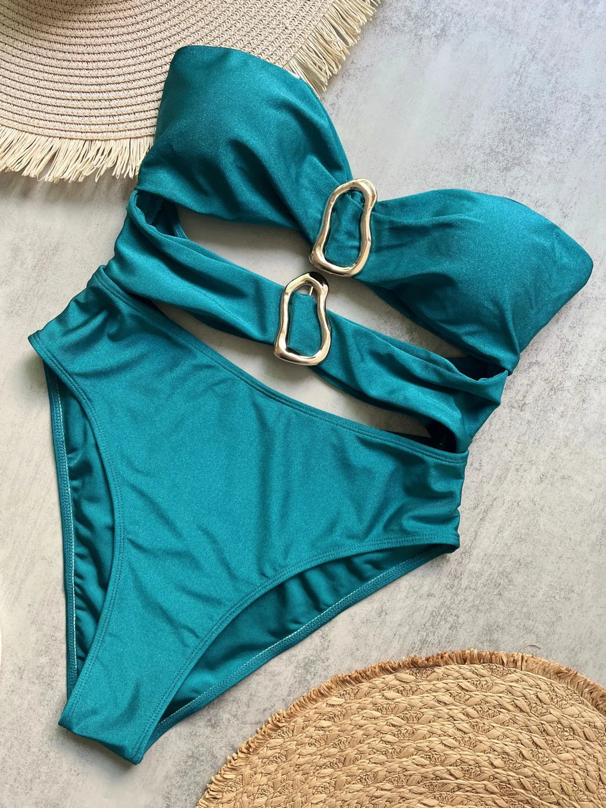 Traje de baño turquesa 1412