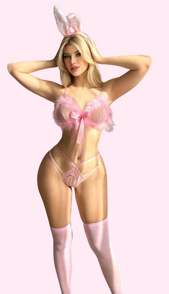 Set BUNNY rosa